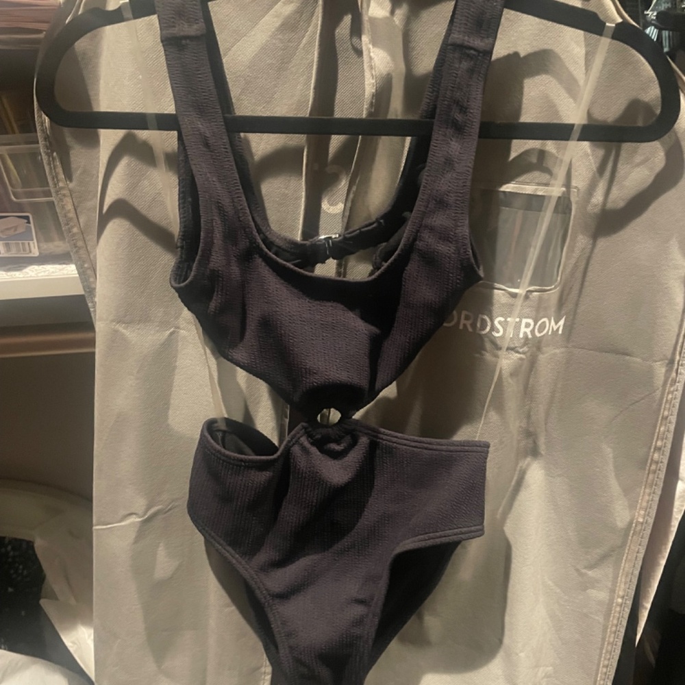 NWT - RSQ G Text Ring one piece swimsuit-Size 12